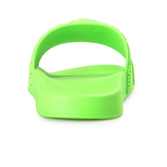 New Versace Women's Green Neon Medusa Head Embossed Slippers - Picture 6 of 11